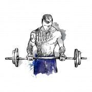 Powerlifting Workout PNG Photo