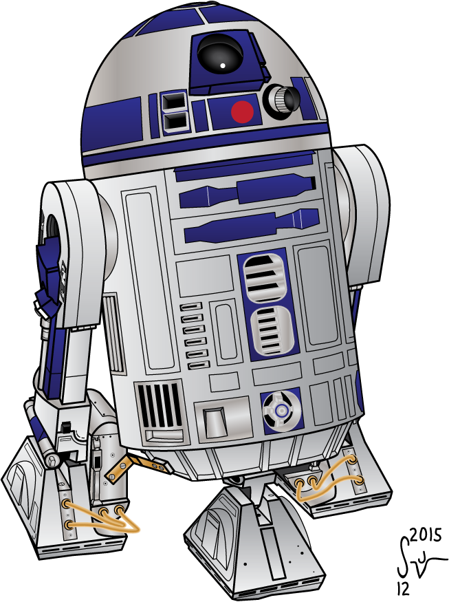R2 D2 PNG File