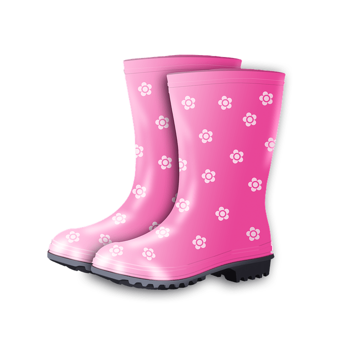 Rain Boots PNG File Download Free