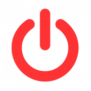 Red Start Button PNG Free Image