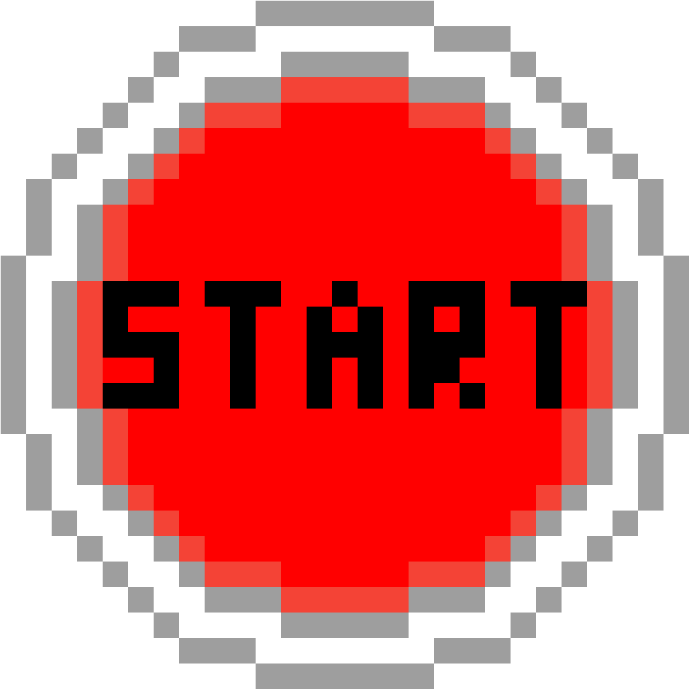 Red Start Button PNG Picture