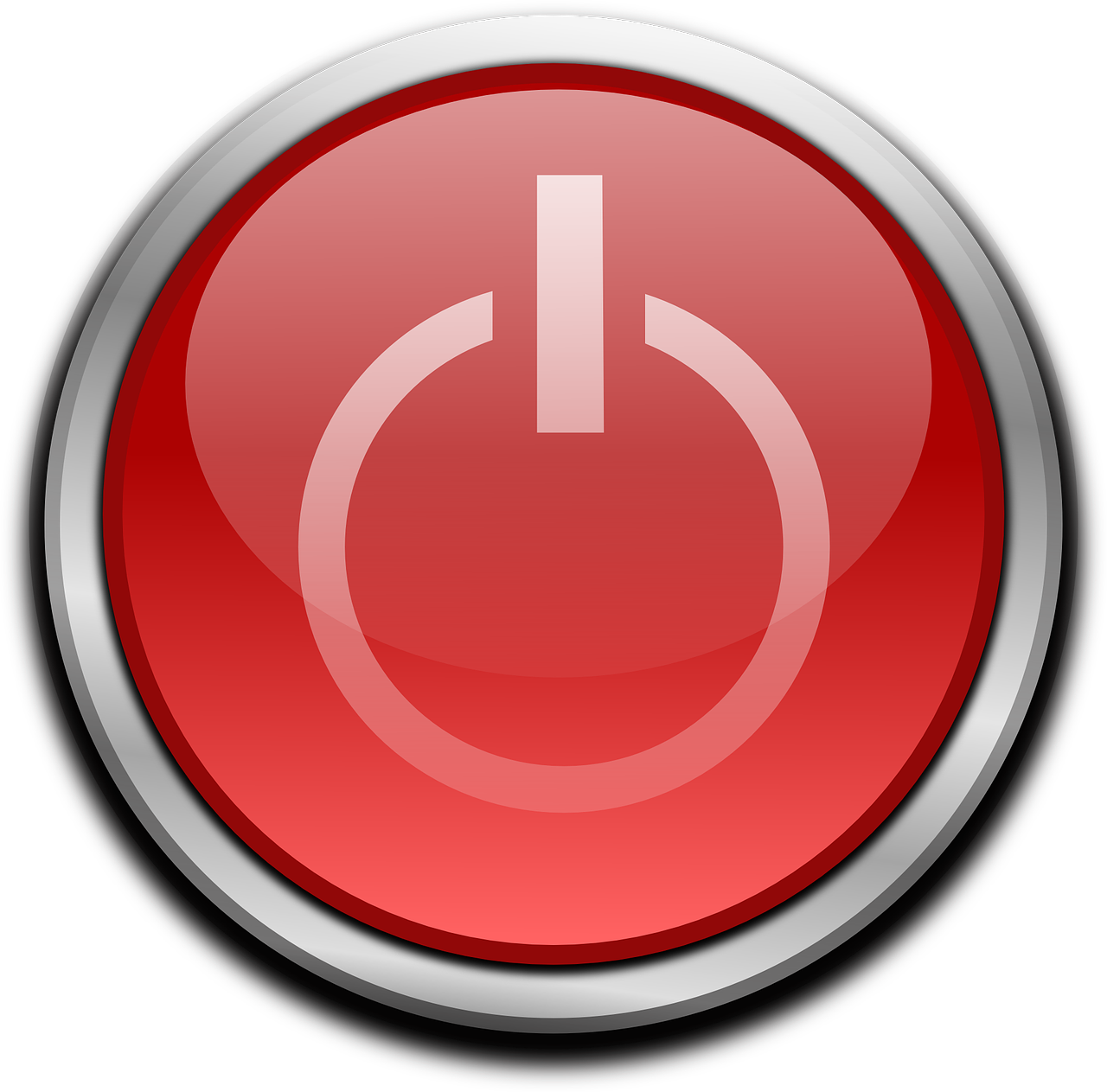Red Start Button PNG