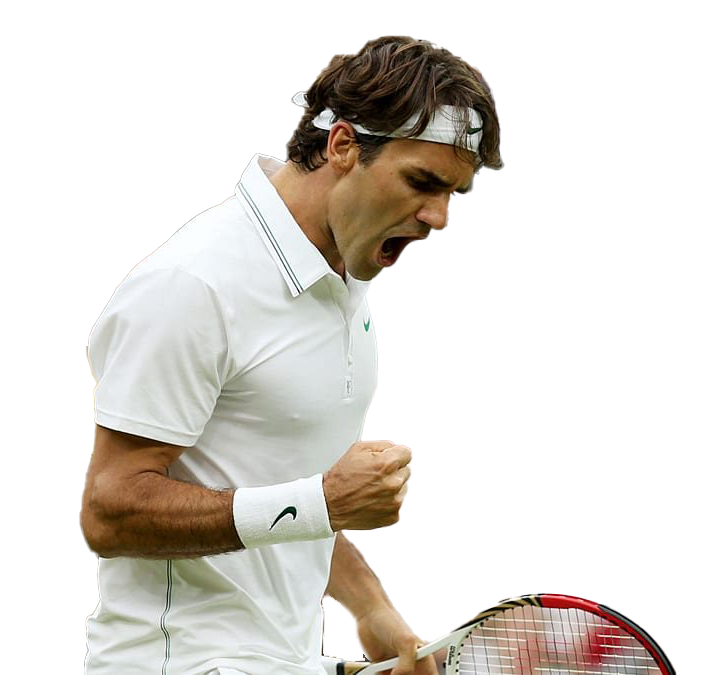 Roger Federer PNG -Datei
