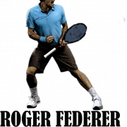 Roger Federer transparente Datei