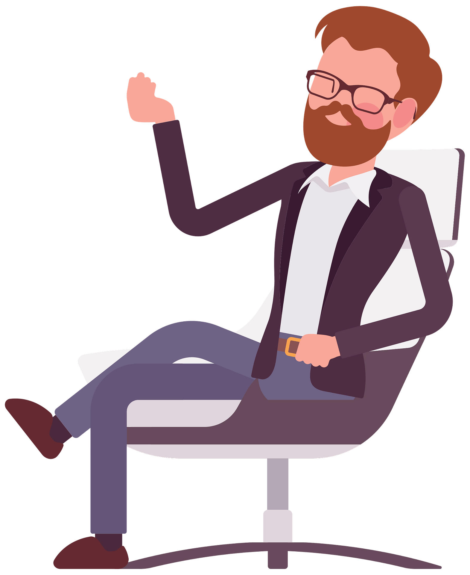 Sitting Man Chair PNG Free Download - PNG All