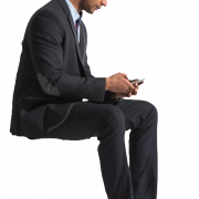 Sitting Man PNG Clipart