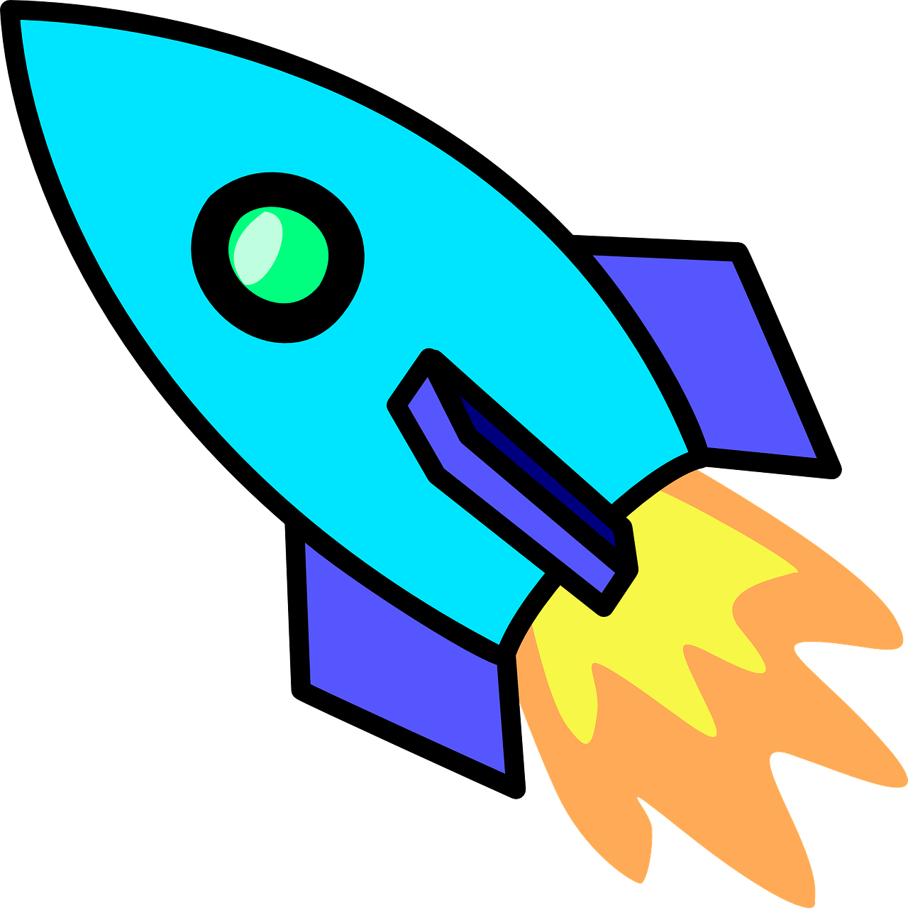 Spacecraft Rocket PNG Clipart