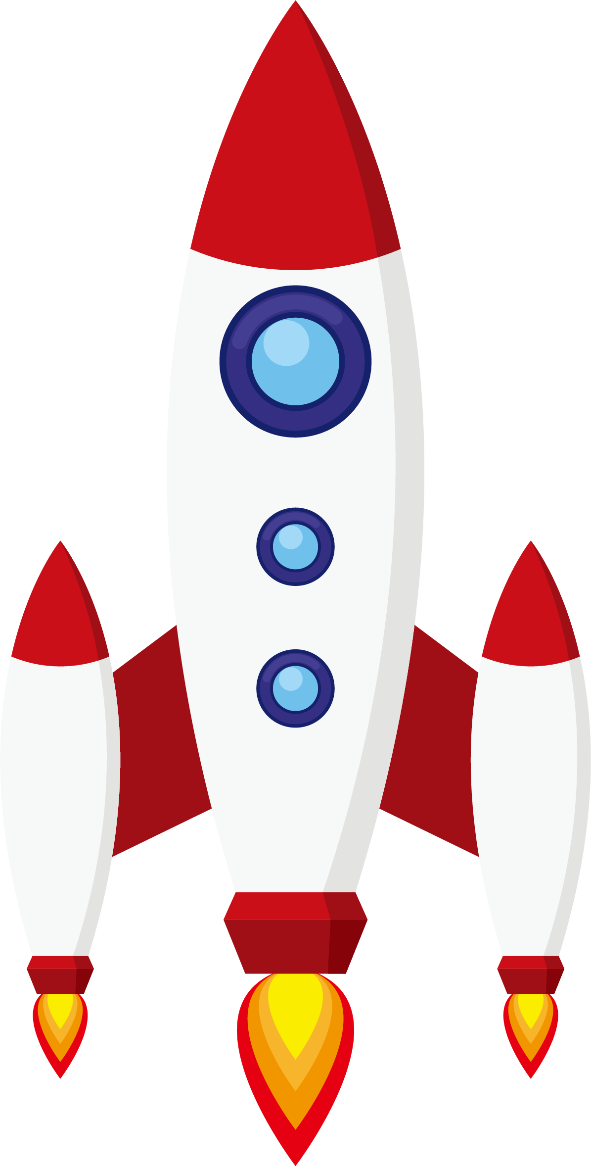 Spacecraft Rocket PNG Image