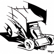 Speedway Sprint Car Racing PNG Picture