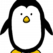 Standing King Penguin PNG Clipart
