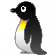 Standing King Penguin PNG Download Image