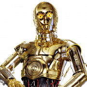 Star Wars C 3PO Vector PNG -afbeelding