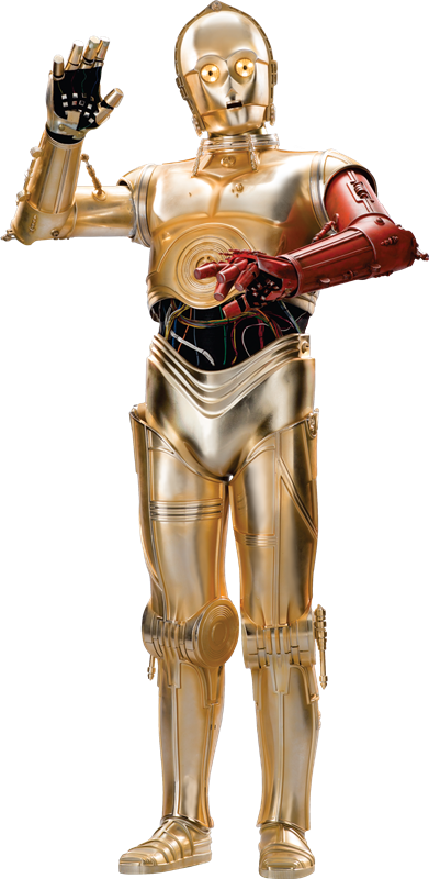 Star Wars C 3PO Vector PNG Pic
