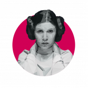 Star Wars Princess Leia PNG -bestand Download gratis