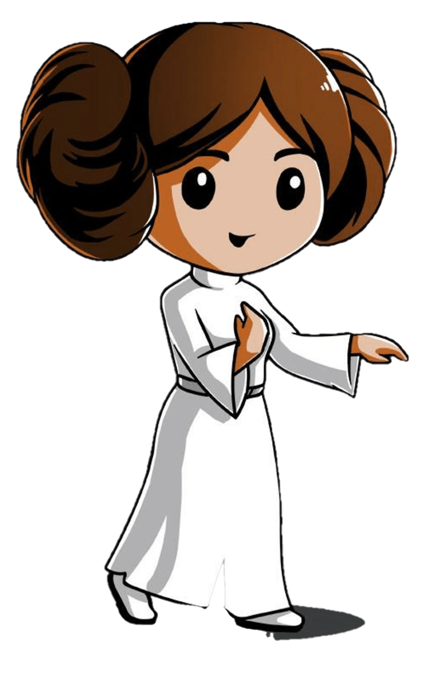 Star Wars Princess Leia PNG Image File