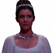 La principessa di Star Wars Leia trasparente