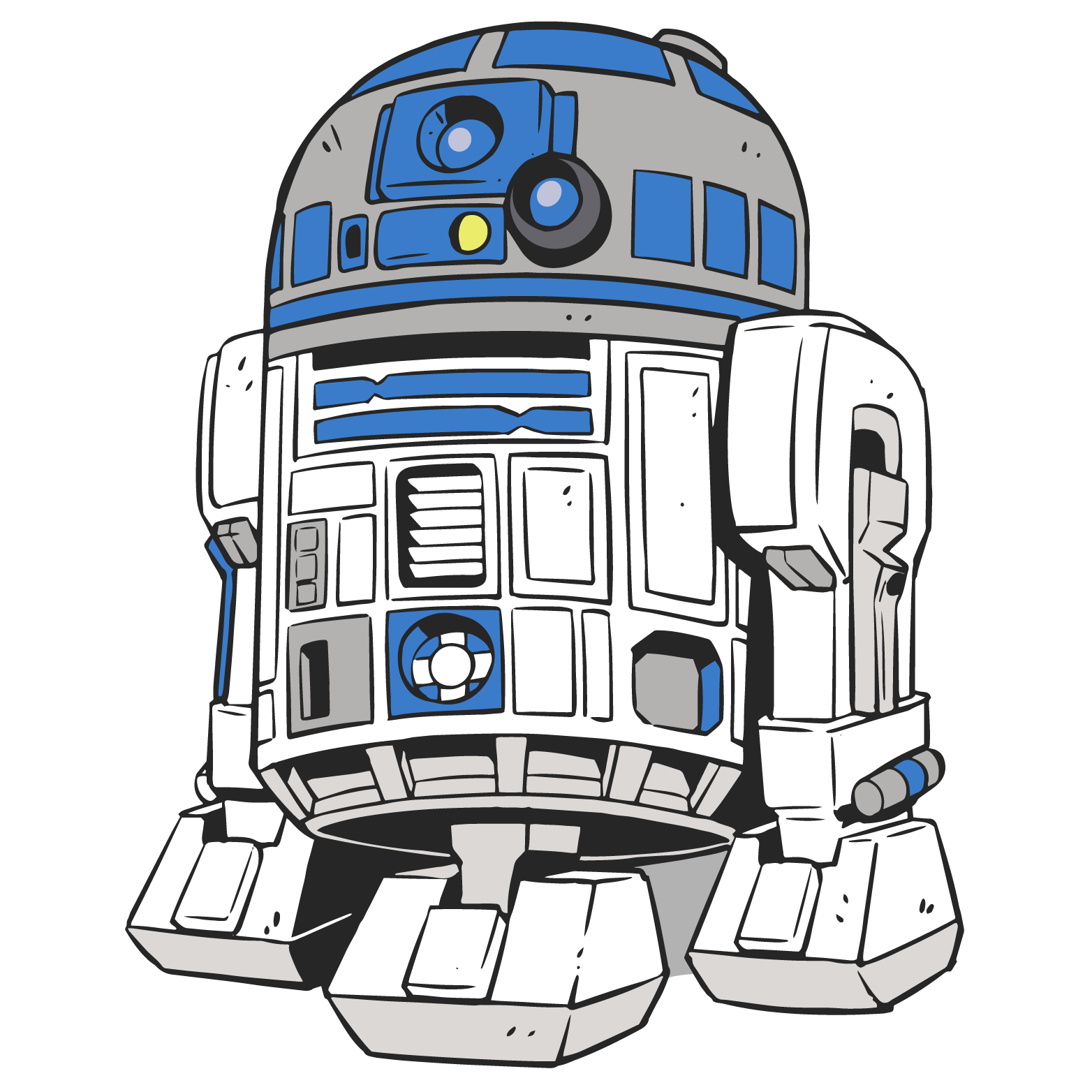 Star Wars R2 D2 PNG File Download Free