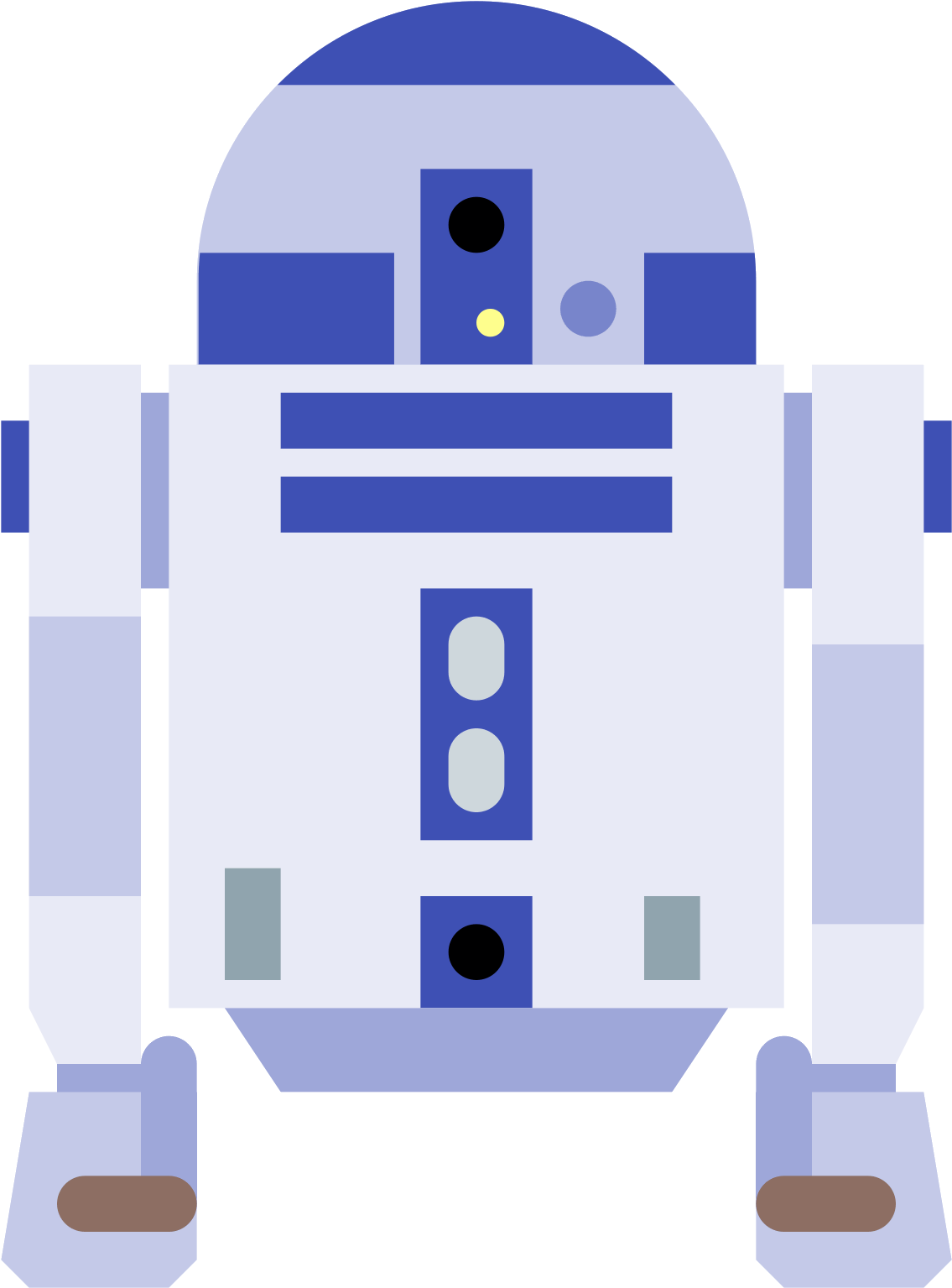 Star Wars R2 D2 PNG Image File