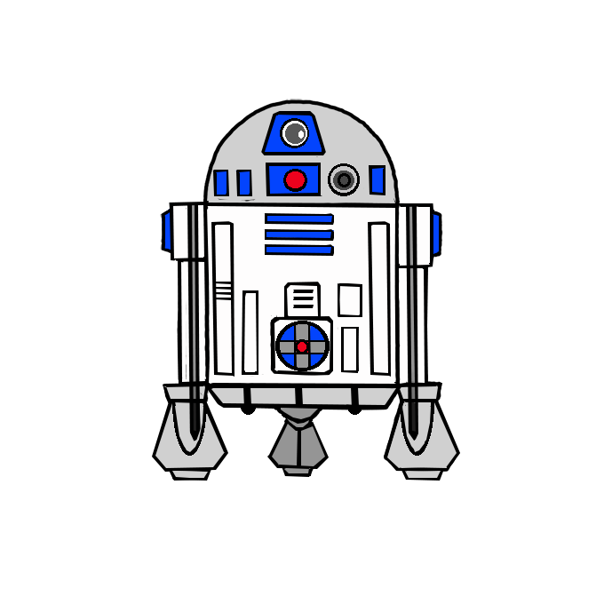 Star Wars R2 D2 PNG Picture