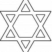 Star of David PNG High Quality Image