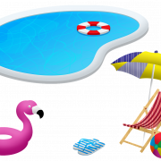 Swimmingpool -Vektor PNG Clipart
