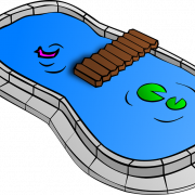 Vektor kolam renang transparan