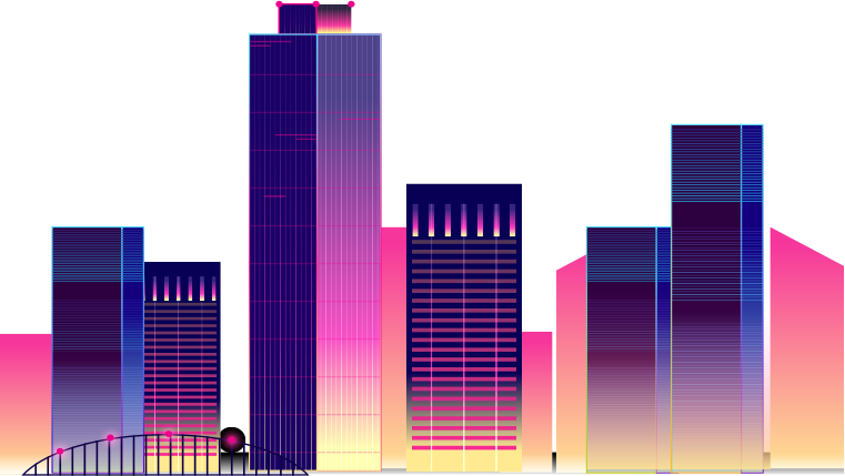 Synthwave nessun background