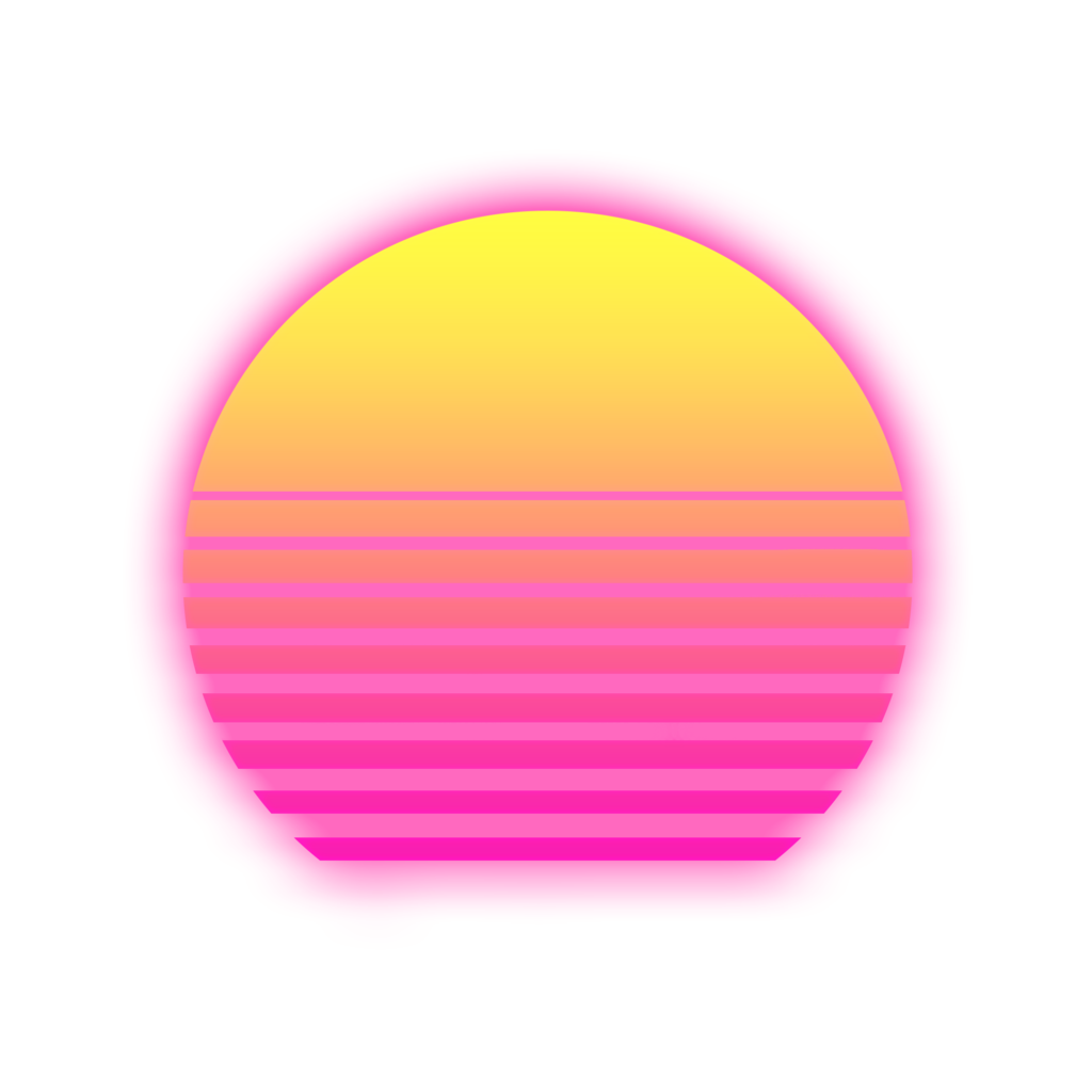 Synthwave PNG HD Background