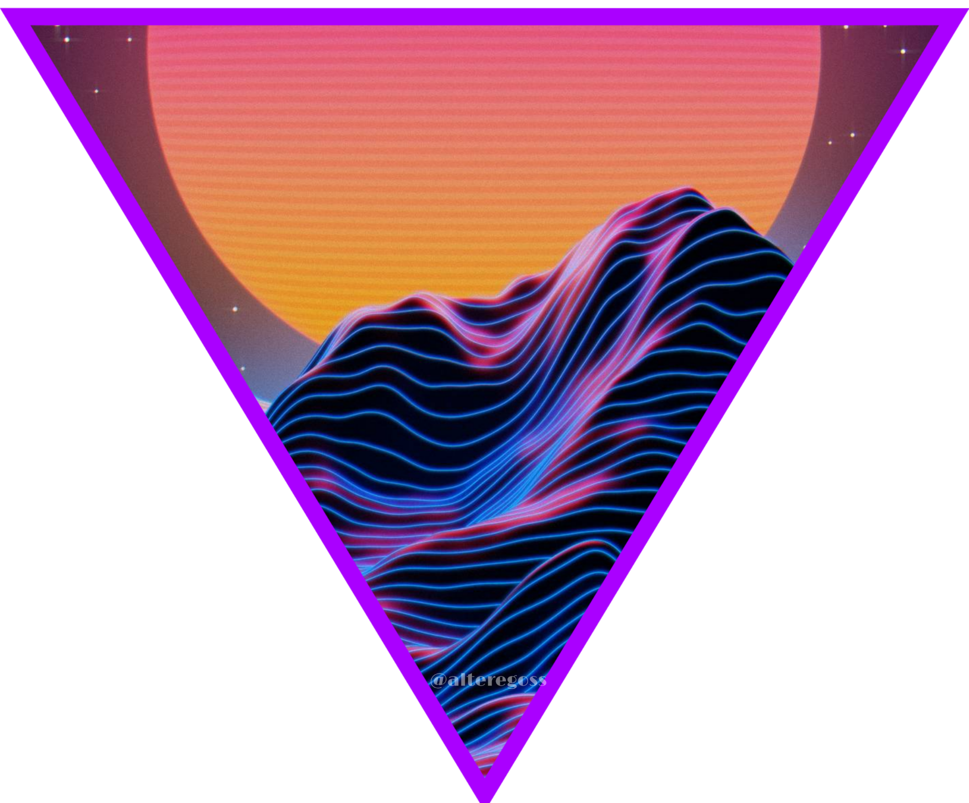 Synthwave PNG Photos