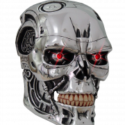 Terminator Kopf transparent