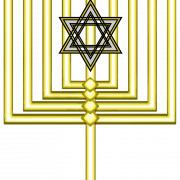 The Hanukkah Menorah ebraico clipart