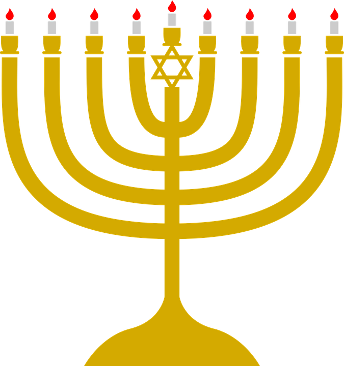 The Hanukkah Menorah Jewish PNG Picture
