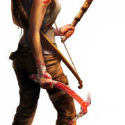 ภาพโปร่งใสของ Tomb Raider