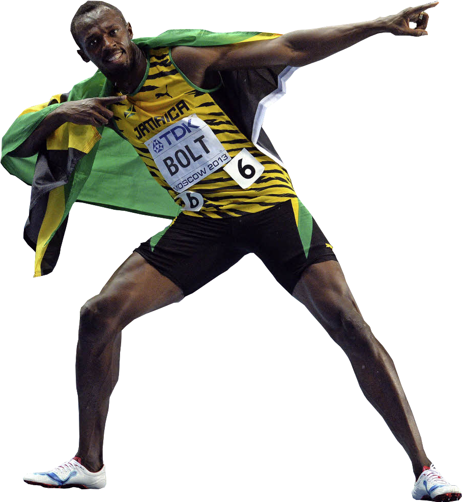 Usain Bolt Background PNG Image