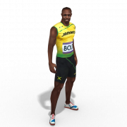 Usain Bolt PNG HD -achtergrond