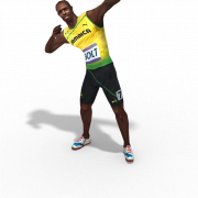 Usain Bolt PNG -afbeelding