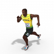 Usain Bolt trasparente