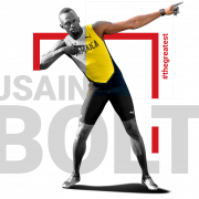Imágenes transparentes de Usain Bolt