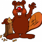 Vector Beaver PNG Free Image