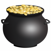 Vector Pot of Gold PNG