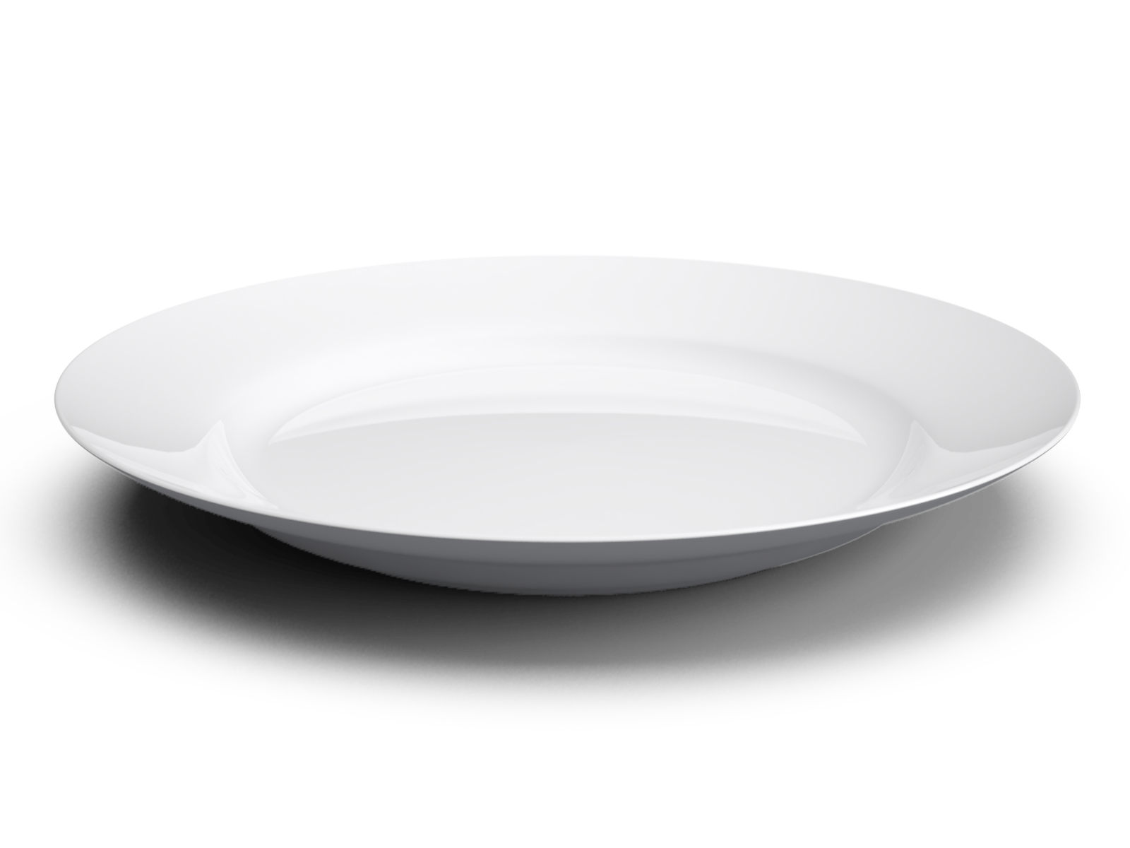 White Plate No Background