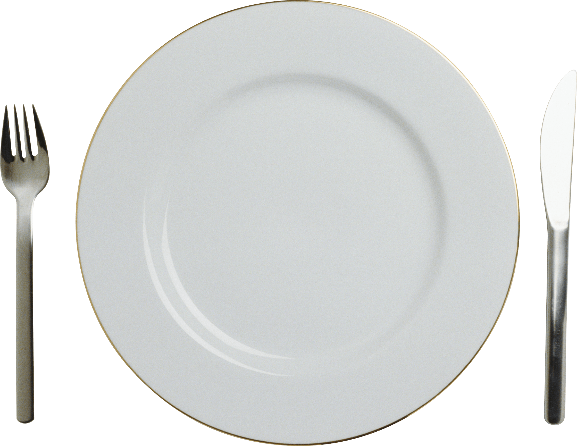 White Plate PNG Clipart