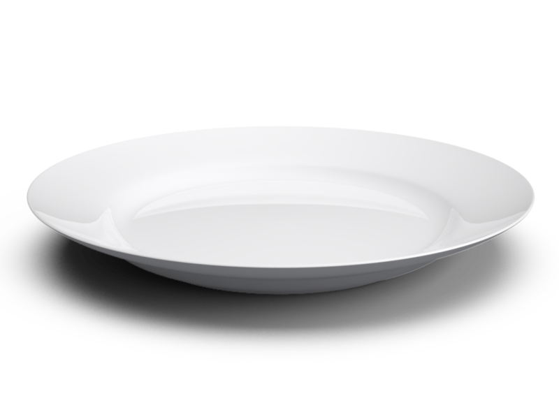 White Plate PNG Images