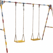 Wooden Swing PNG Image