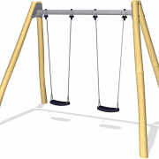 File di immagine PNG a swing in legno