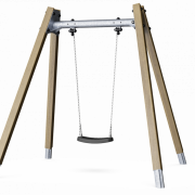 Imagen de png swing de madera