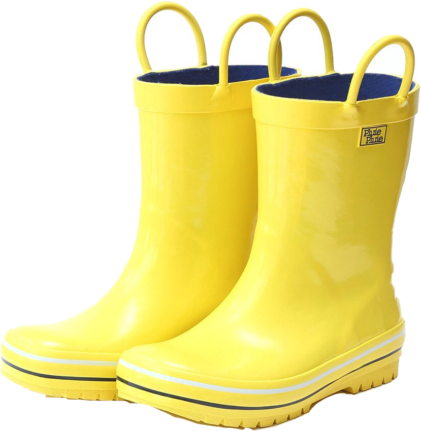 Yellow Rain Boots PNG Pic