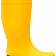 ภาพรองเท้าฝนสีเหลือง png